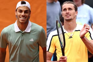 Francisco Cerúndolo y Alexander Zverev se enfrentaron cuatro veces el año pasado, con dos victorias para cada uno