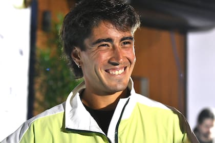 Francisco Comesaña y una sonrisa que explica todo: logró el mejor triunfo de su carrera