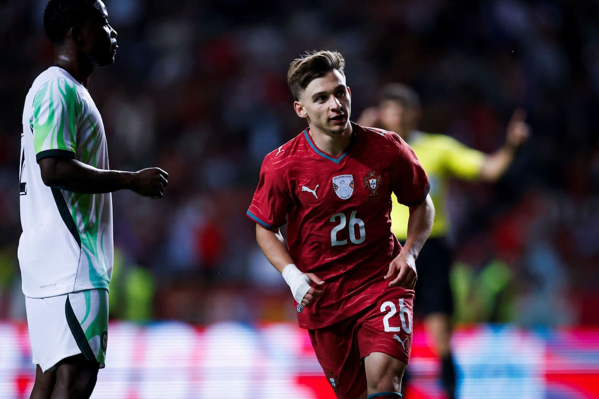 Francisco Conceicao, autor del 2-1 de Portugal sobre Nigeria