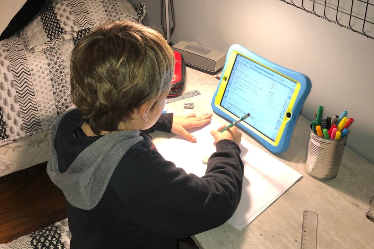 Francisco, de 6 años, le dijo a su mamá que quería volver al colegio a ver a sus amigos de primer grado