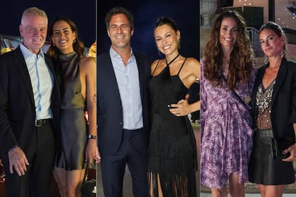 Francisco de Narváez y Carolina Klemencic, Martín Pepa y Carolina Ardohain, y Delfina Gregoria y Guillermina Entratico