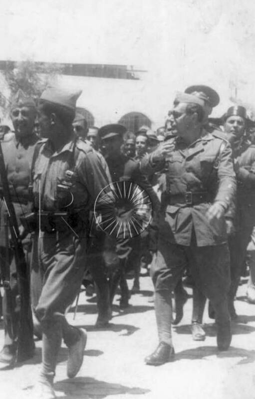 Francisco Franco visita Ceuta el 19 de julio de 1936