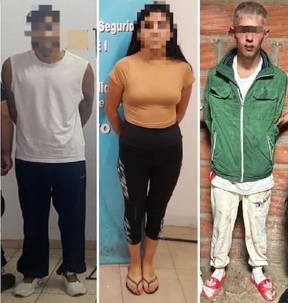 Francisco Gaitano, Sharon Lucero Silva y Kevin Leites Acuña, detenidos por su presunta participación en el crimen del empresario Jorge De Marco, en San Isidro