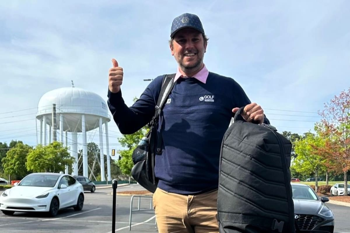 Francisco Obarrio tuvo un día inolvidable como golfista aficionado en Augusta: un privilegio para pocos en una cancha mágica