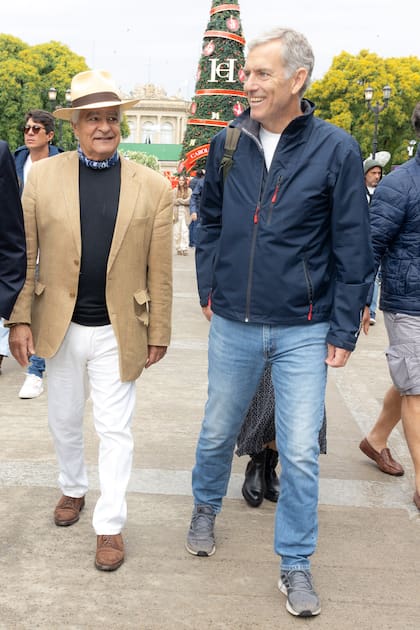 Francisco Soldati y Farouk Unise (con sombrero).