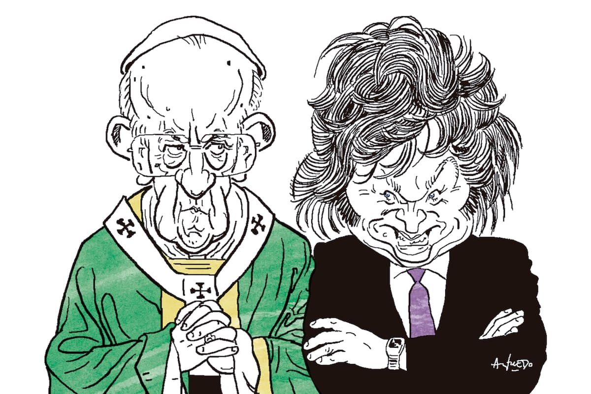 Francisco y Javier Milei