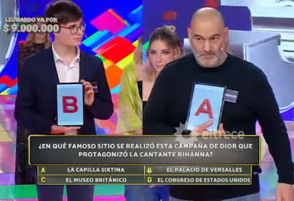 Francisco y Leonardo se midieron en la gran final de Los 8 escalones de los 3 millones (Foto: Captura eltrece)
