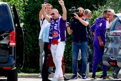 Franck Ribéry llega a Florencia para sumarse a Fiorentina