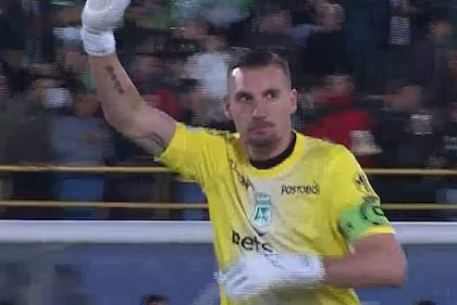 Franco Armani en Atlético Nacional de Medellín, donde es ídolo