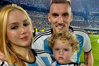 La primera foto del hijo de Franco Armani tras recibir el alta en el hospital