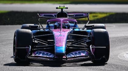 Franco Colapinto acelera con el Alpine en el circuito italiano de Monza