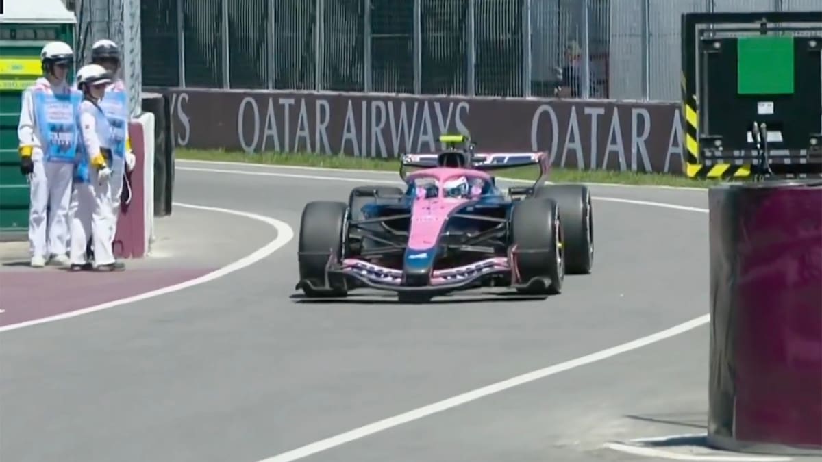 Franco Colapinto na qualificação de sprint do GP do Canadá de Fórmula 1, ao vivo