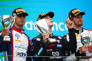 El Himno argentino sonó fuerte en Silverstone gracias al histórico triunfo de Franco Colapinto