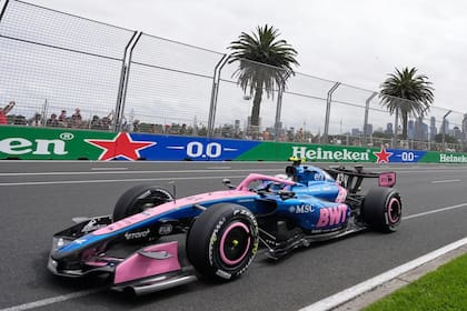 Franco Colapinto en el circuito Albert Park, en Melbourne, durante la primera fecha de la F1