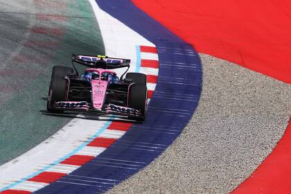 Franco Colapinto, en el circuito austríaco de Spielberg