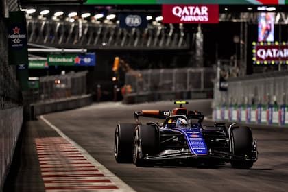 Franco Colapinto en el Gran Premio de las Vegas