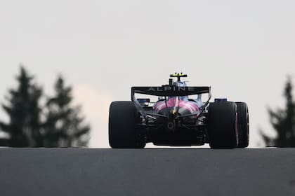 Franco Colapinto, en la práctica rumbo al Gran Premio de Bélgica