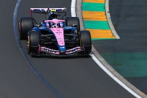 Franco Colapinto está girando en el Albert Park de Melbourne, donde la Fórmula 1 comienza su temporada en el Gran Premio de Australia