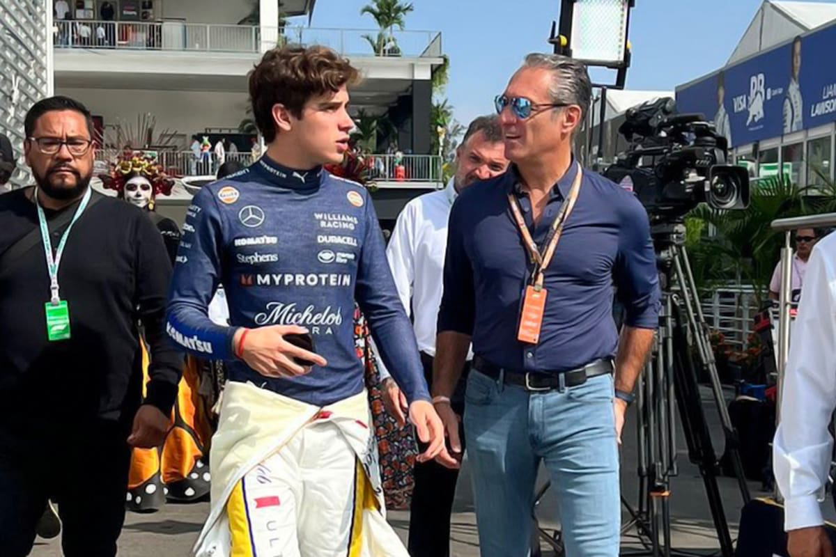 Franco Colapinto junto a Carlos Slim Domit