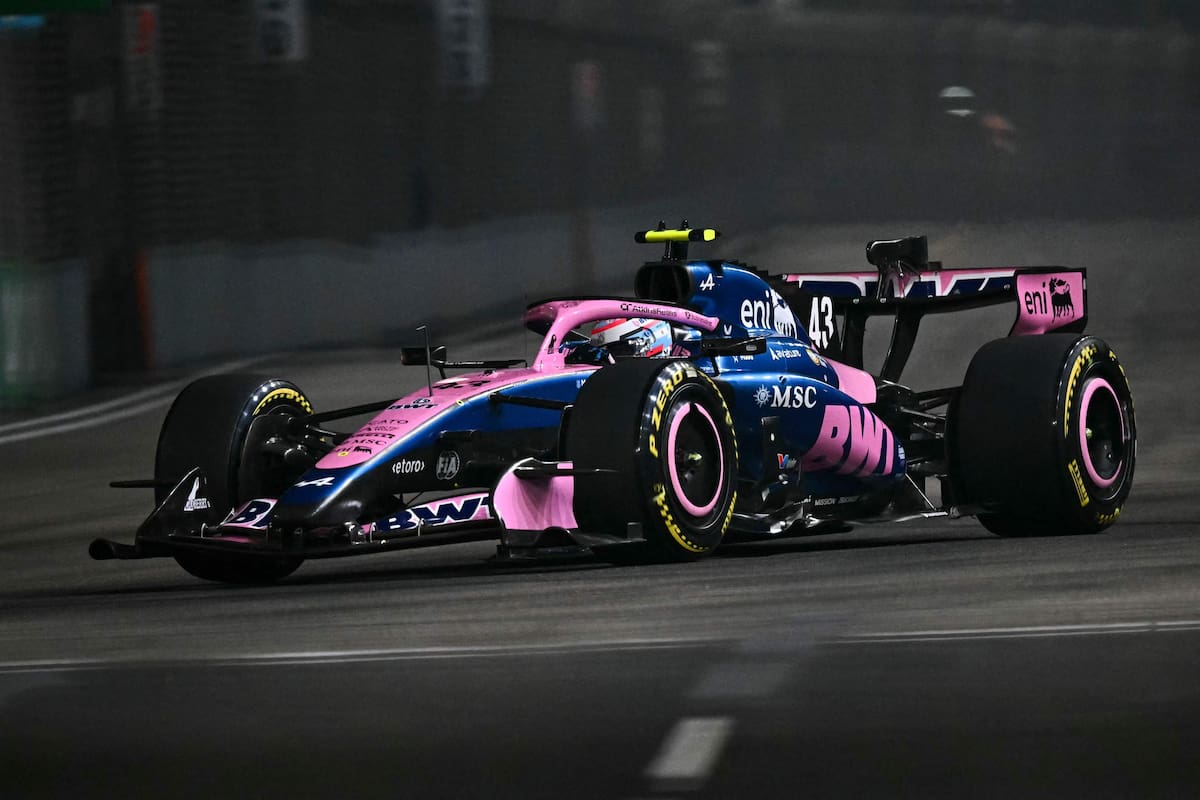Franco Colapinto largará en el 15° lugar en el Gran Premio de Singapur; Max Verstappen se quedó con la pole position