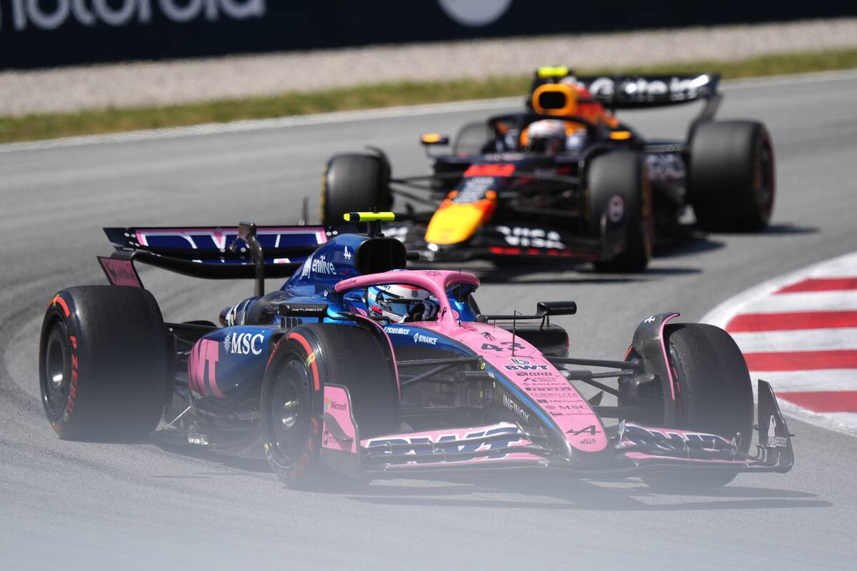 Franco Colapinto no pudo hacer demasiado en el Gran Premio de España con un Alpine muy limitado