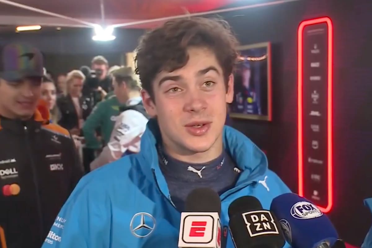 Franco Colapinto no quedó a gusto con su fin de semana en Las Vegas, pero agradeció a los mecánicos de Williams por las reparaciones en su FW46 y espera agasajarlos con un buen resultado en Qatar.