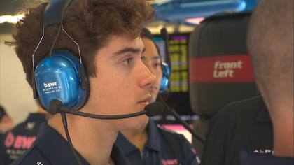 Franco Colapinto (piloto suplente de Alpine) en el GP de Australia