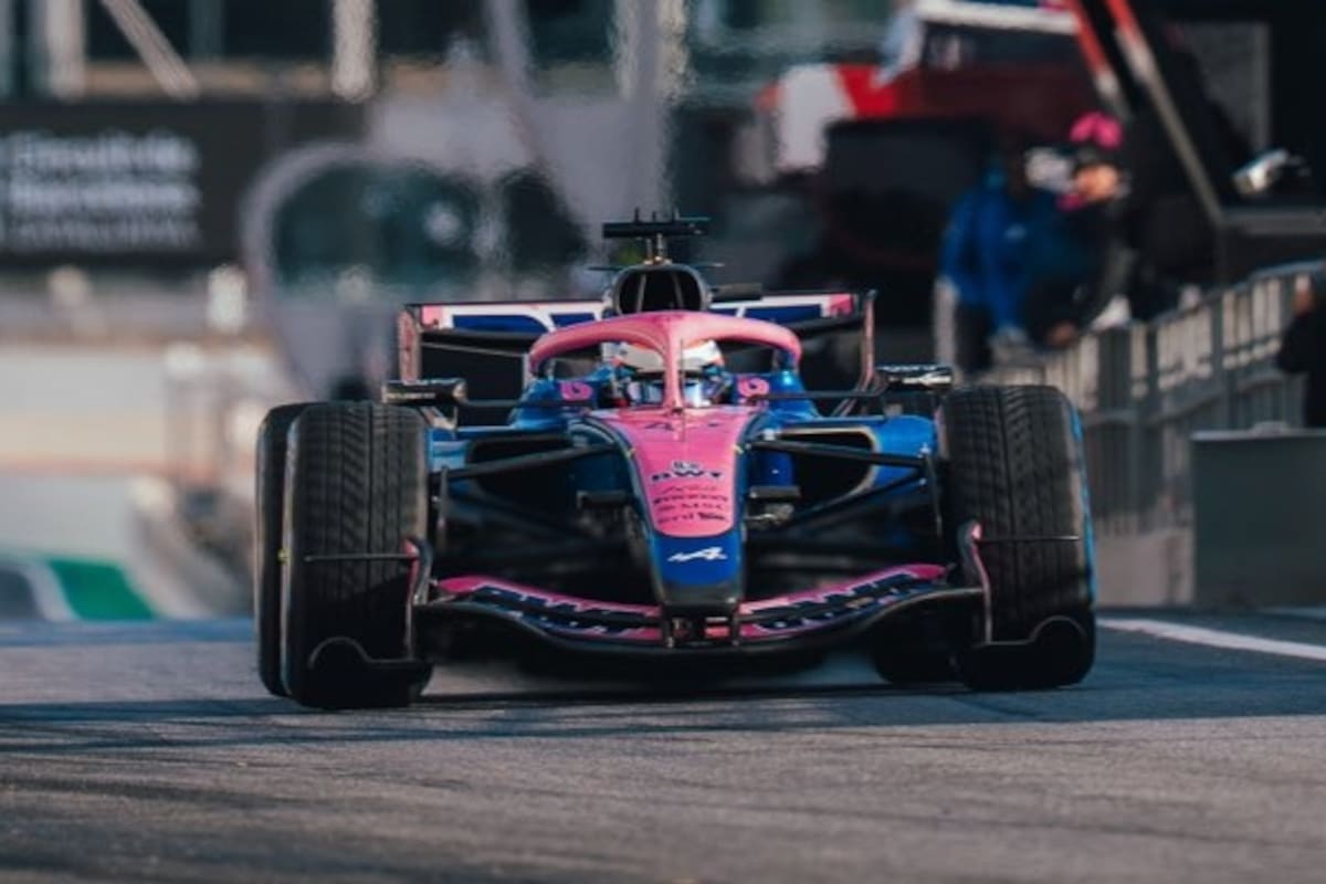 Franco Colapinto probó su nuevo Alpine por primera vez en el circuito de Barcelona