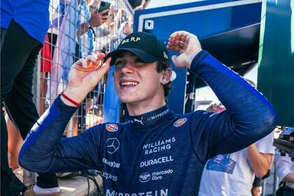 Franco Colapinto quiere cambiar su imagen en Las Vegas: abandonó en el Gran Premio de Brasil