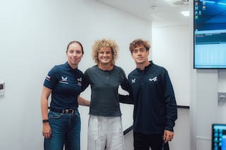 Colapinto ya piensa en Silverstone: dos carreras para puntuar y la visita de una ilustre del deporte inglés