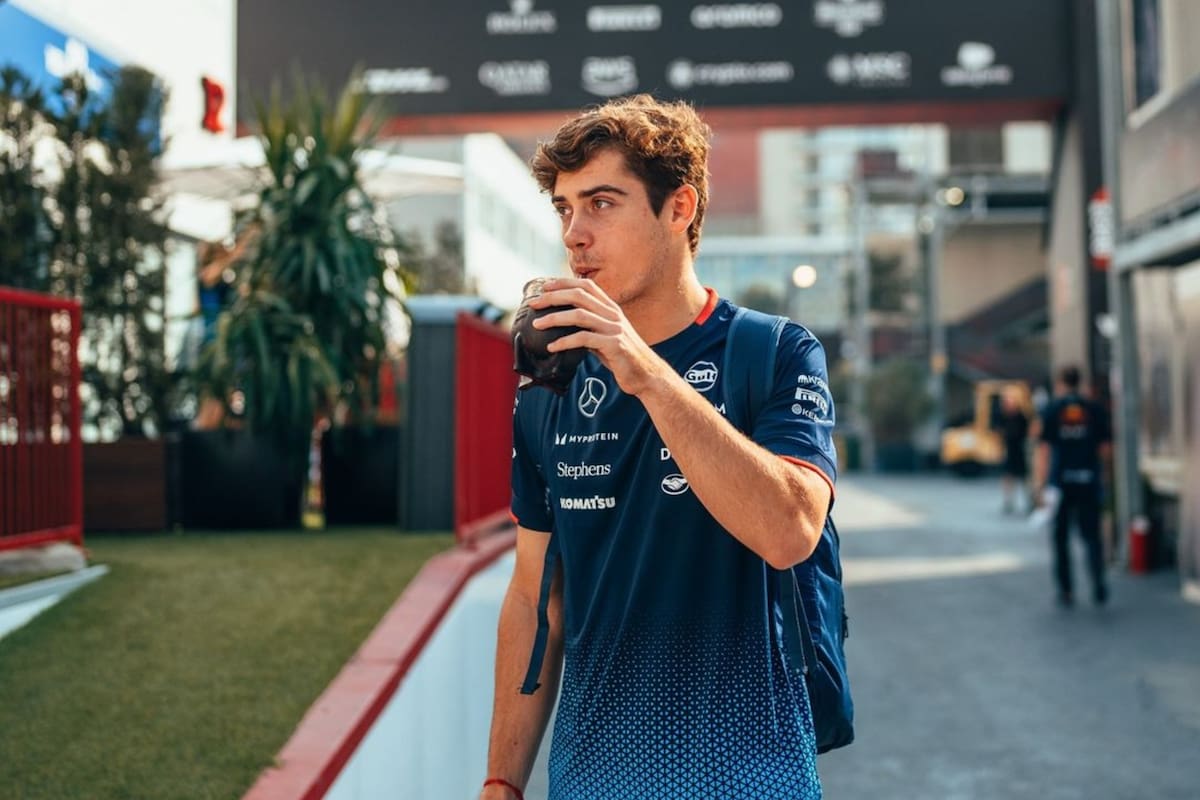 Franco Colapinto se concentra en la oportunidad que le presentó Williams para desandar nueve fechas en la Fórmula 1 y se desconecta de las proyecciones para el futuro
