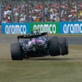 Colapinto se despistó y no pudo superar la Q1 en la clasificación para el GP de Silverstone: largará 19°