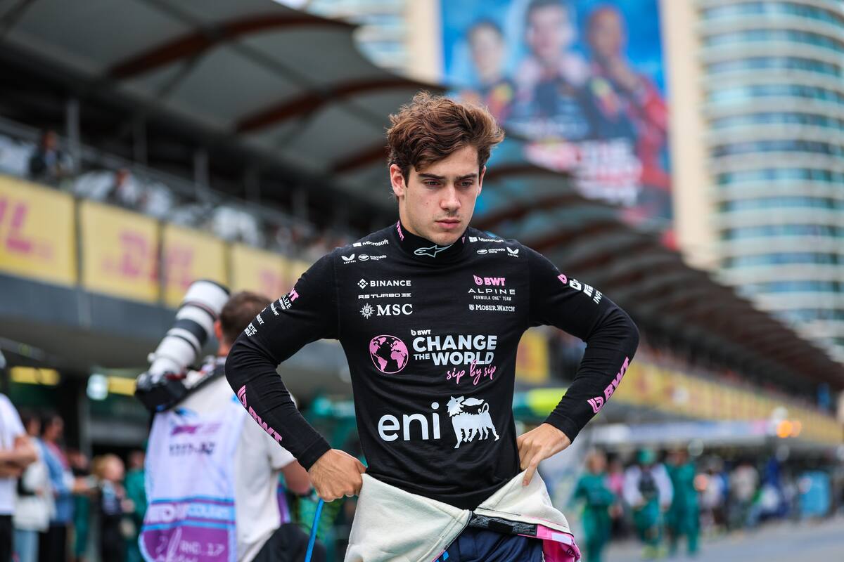 Franco Colapinto se lamentó por lo que pudo haber sido la oportunidad de pelear por los puntos en Bakú