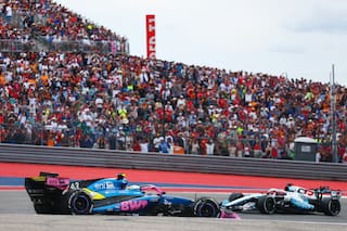 El video sobre el toque que dejó afuera a Colapinto del GP de los Estados Unidos de la Fórmula 1
