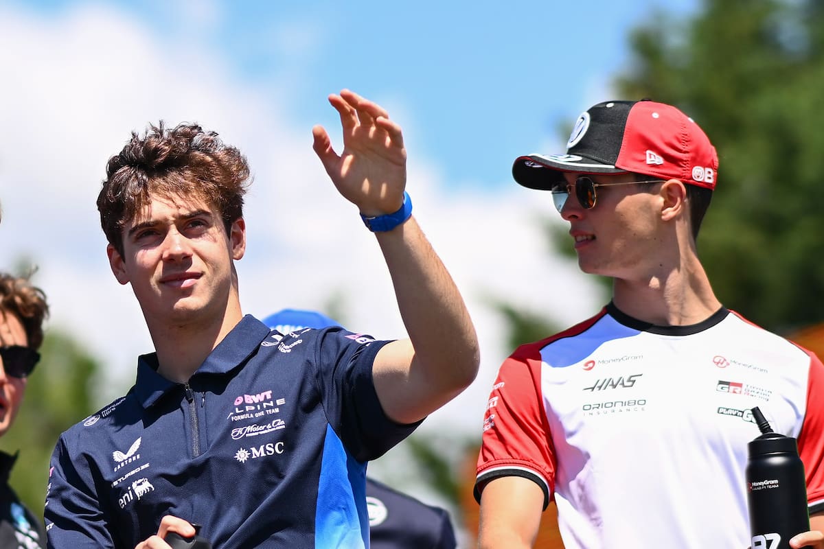 Franco Colapinto y Oliver Bearman en el Gran Premio de Imola