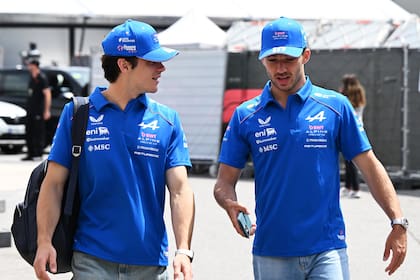Franco Colapinto y Pierre Gasly en Mónaco