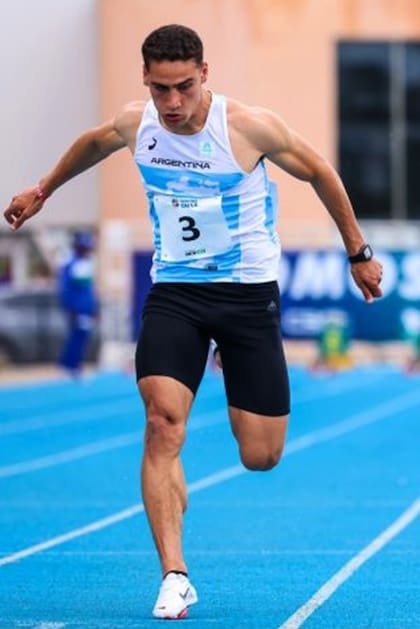 Franco Florio destacó su trabajo de preparación en los últimos meses y se esperanza en el futuro del atletismo argentino de velocidad.