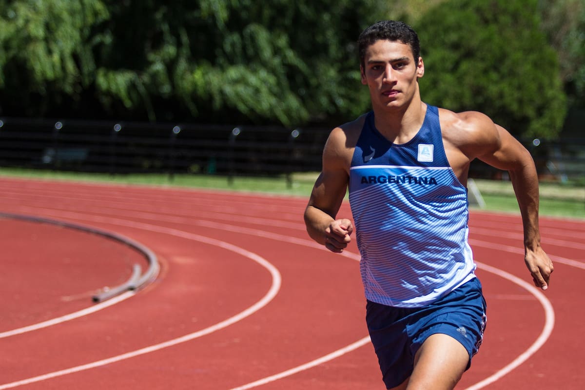 Franco Florio, uno de los atletas perjudicados por la decisión de reducir la cantidad de atletas que viajarán al Sudamericano