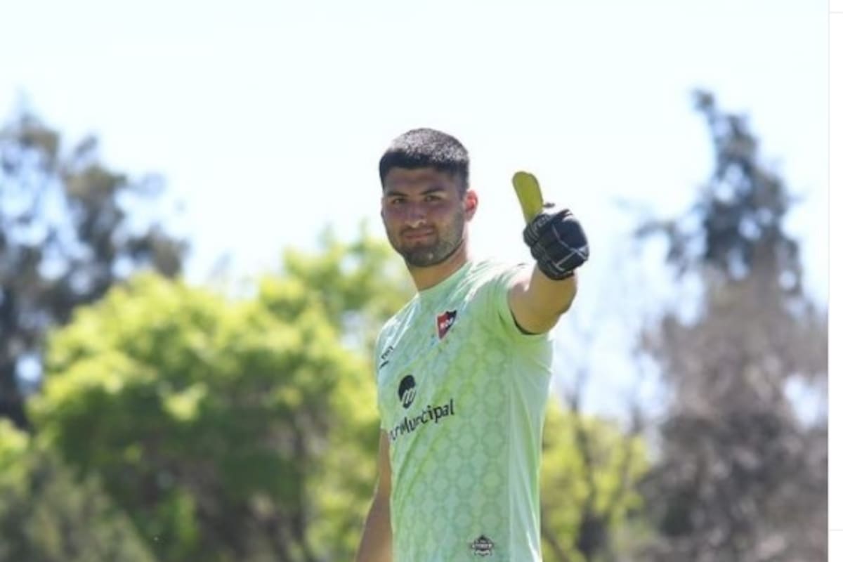 Franco Herrera, arquero de Newell's que debutó a los 18 años en primera división ante Patronato