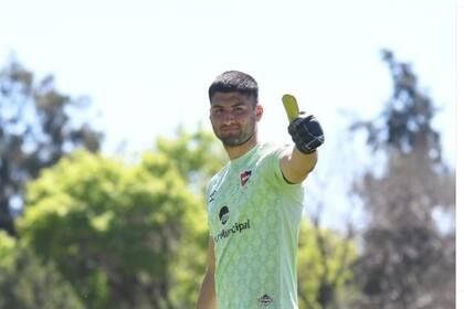 Franco Herrera, arquero de Newell's que debutó a los 18 años en primera división ante Patronato