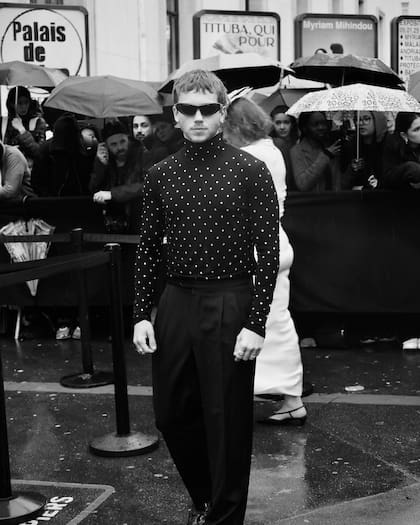 Franco Massini disfrutó de la escena de Paris Fashion Week