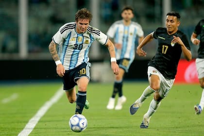 Franco Mastantuono, de 19 años, estuvo cerca de meterse en la lista para el Mundial, pero finalmente su lugar fue para Giovani Lo Celso; ahora busca afianzarse en la nueva selección