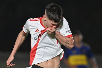 Franco Mastantuono, el 10 de River en la victtoria sobre Boca