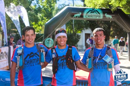 Franco Paredes, Sergio Pereuyra y Franco Oro