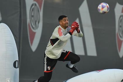 Franco Petroli, durante su etapa como suplente de Armani en River
