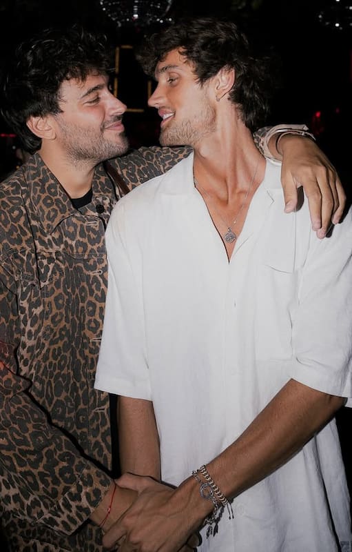 Franco Poggio y su novio, Lizardo Ponce, su gran amor y su apoyo