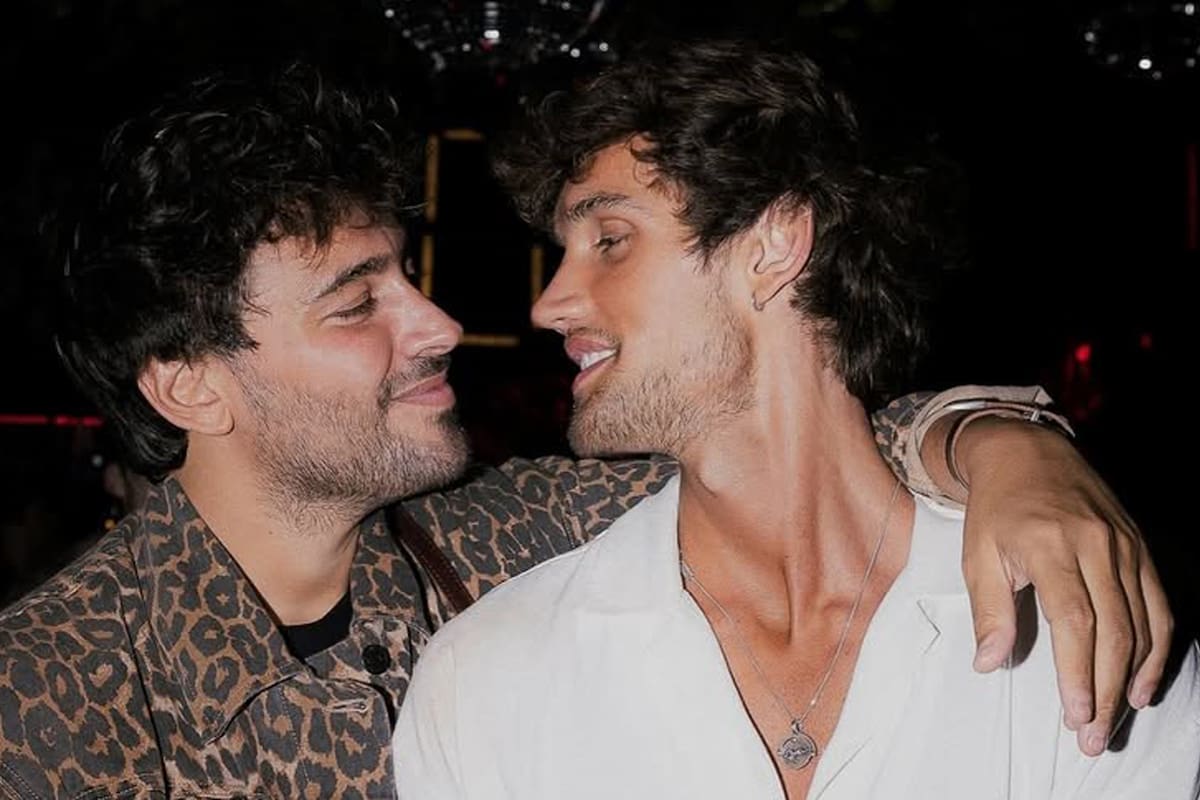 Franco Poggio y su novio, Lizardo Ponce, su gran amor y su apoyo