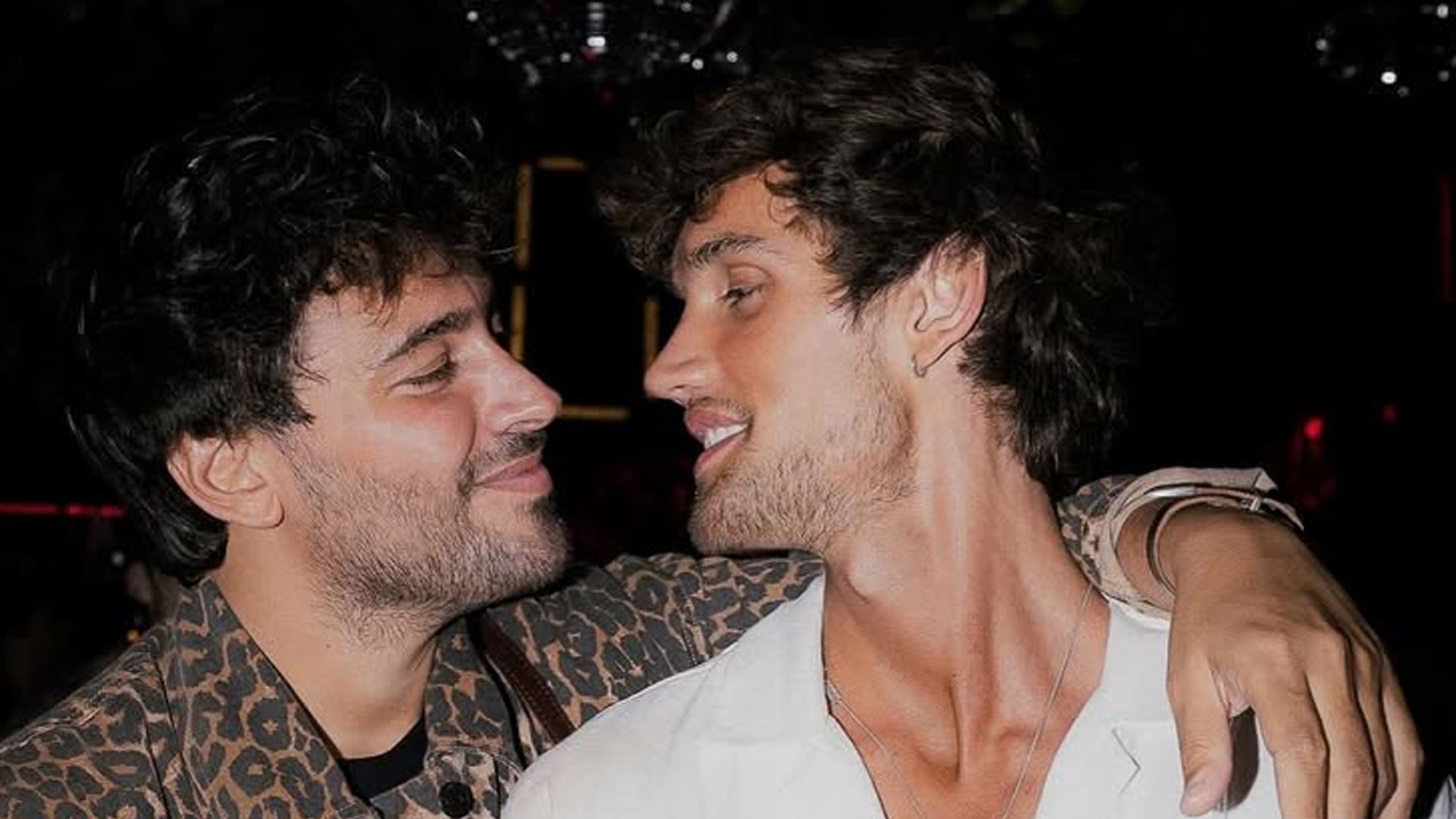Franco Poggio y su novio, Lizardo Ponce, su gran amor y su apoyo