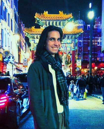 Franco por las calles del Soho de Londres, cuando estaba instalado en la capital inglesa.
