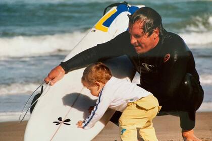 Franco Radziunas con su papá Luis